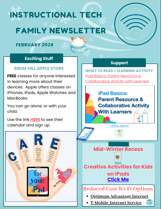 Newsletter Instructional Technology