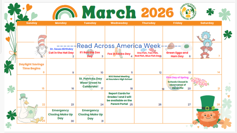 March Calendar