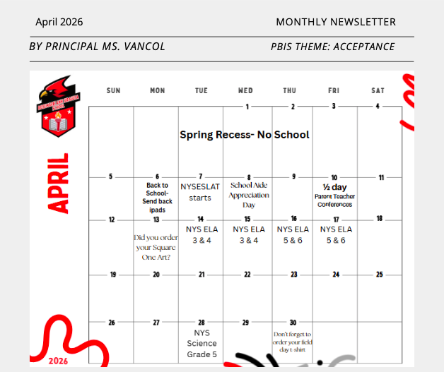 April Newsletter