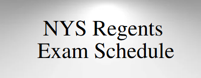 NYS Regents Exam Schedule