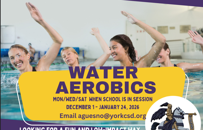 Water aerobics at York CSD