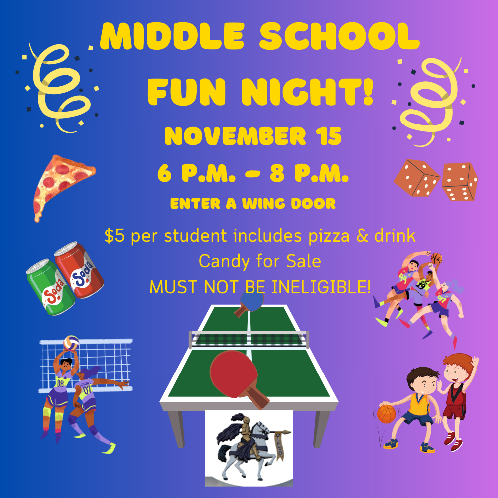 Middle School Fun Night