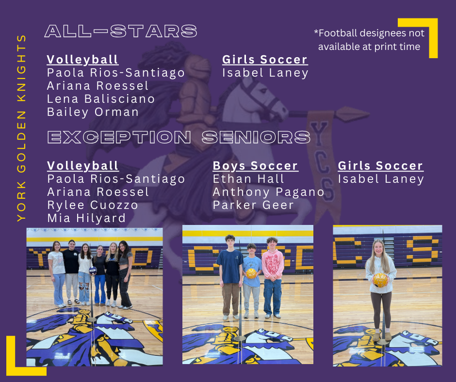 Fall 2024 Exceptional Seniors & All Stars