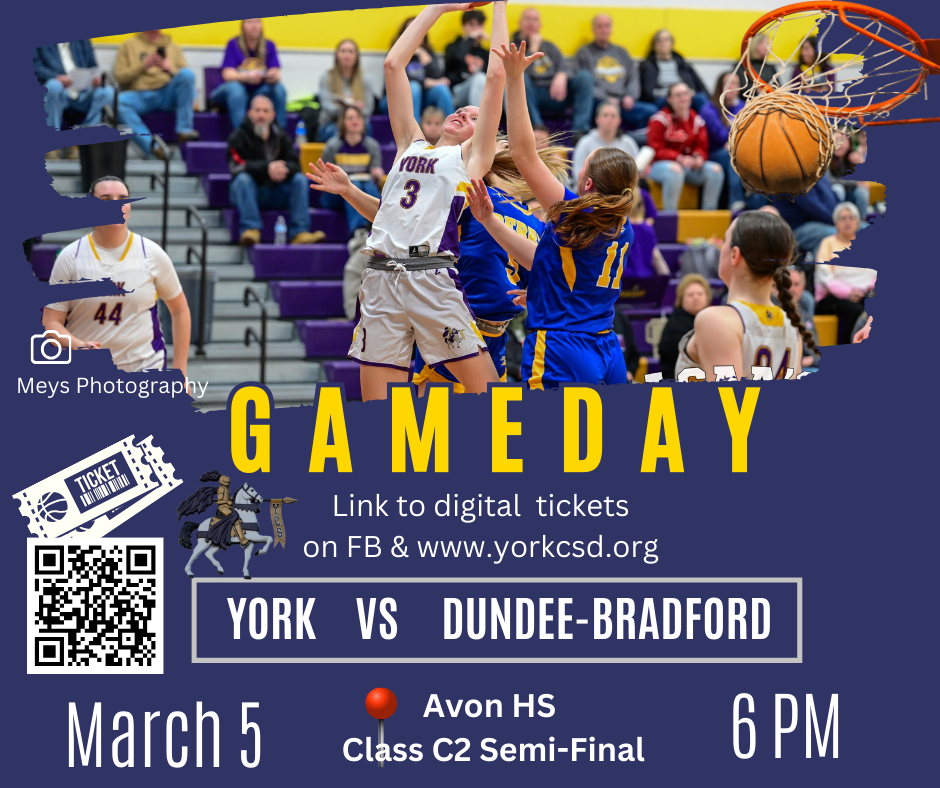 Lady Knights vs Dundee Bradford March 5 at 6 p.m. at Avon HS