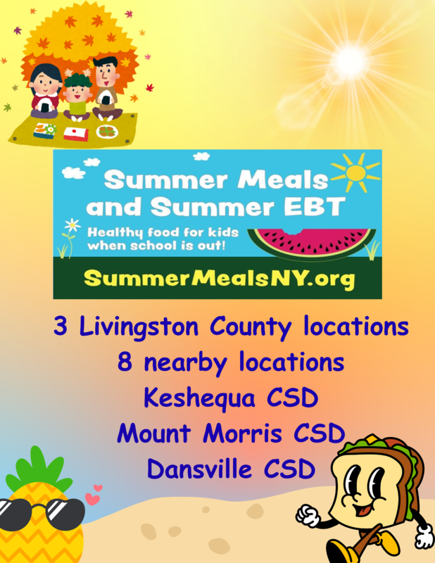 Free summer meals at area schools