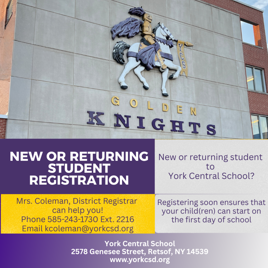 Registering a new student 2025-26