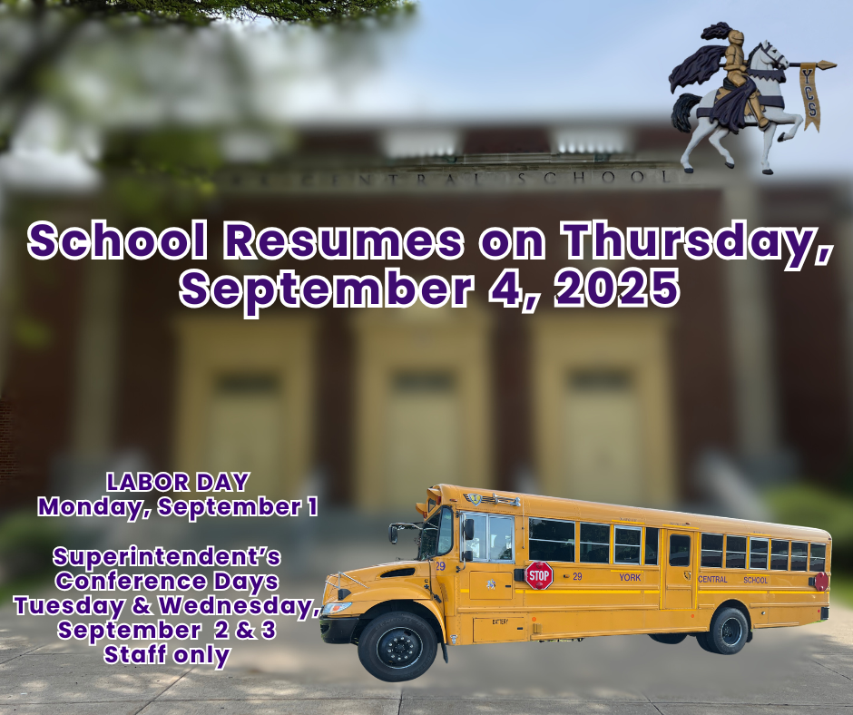 School resumes September 4 2025