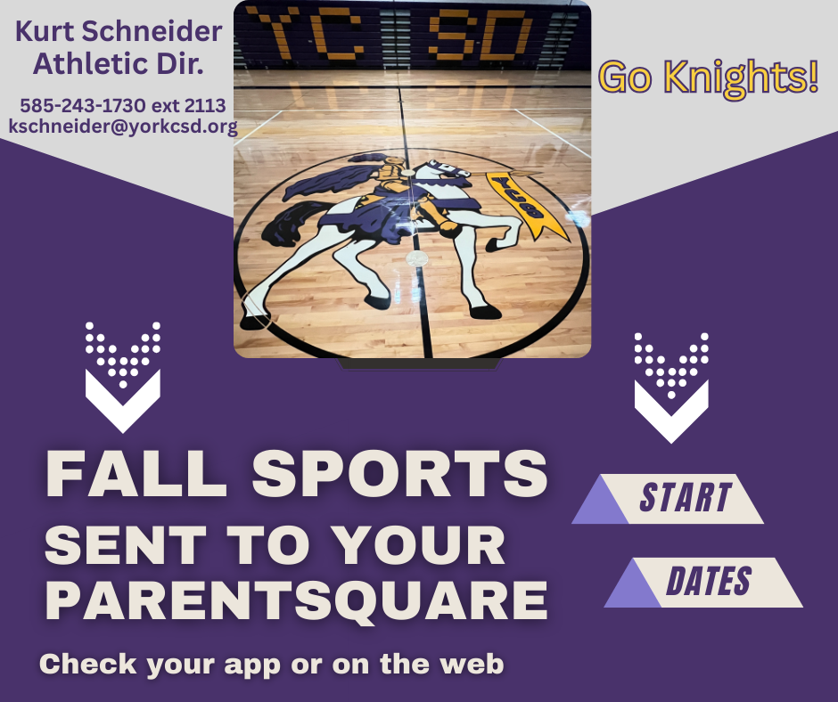Fall Sports Dates ParentSquare 2025