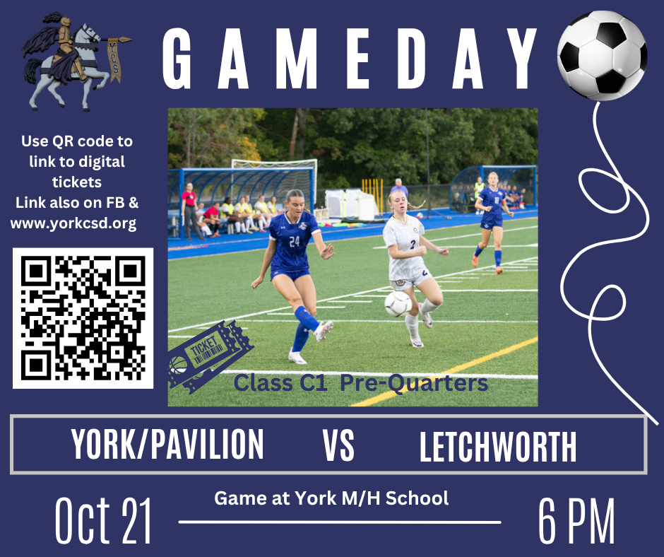 Girls Soccer PreQtr vs Letchworth