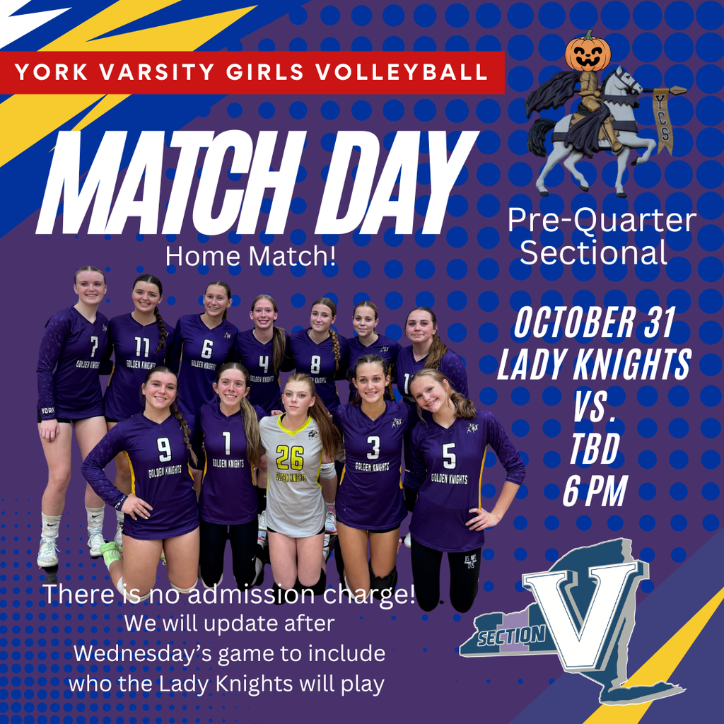 Girls Varsity Volleyball pre quarter sectional