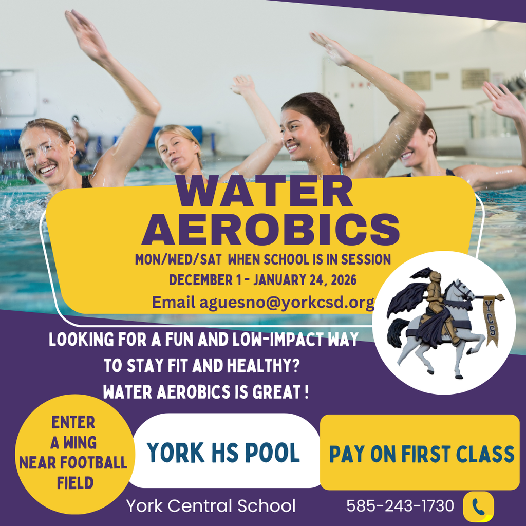 Water aerobics Dec - Jan 2026