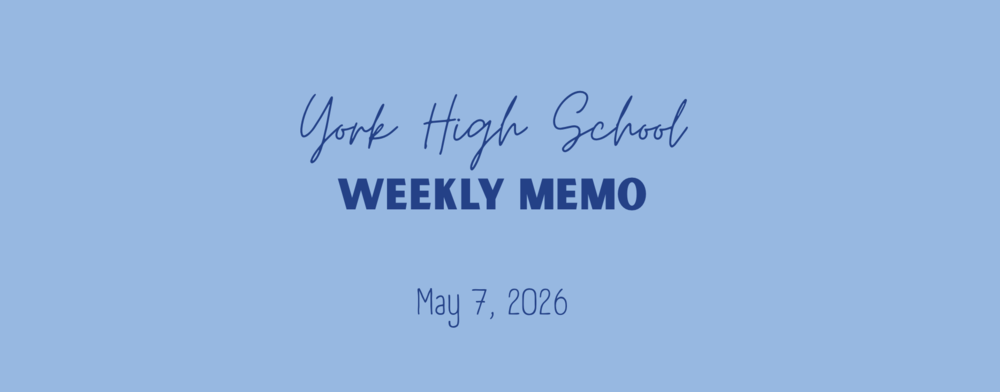 weekly memo