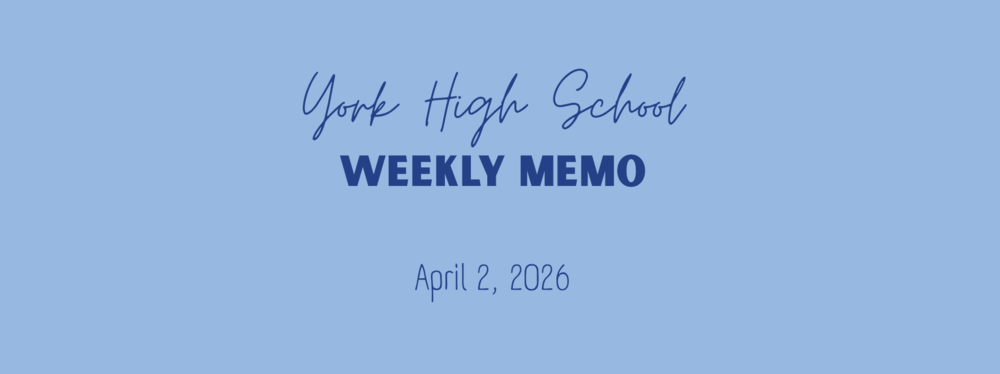 Weekly memo