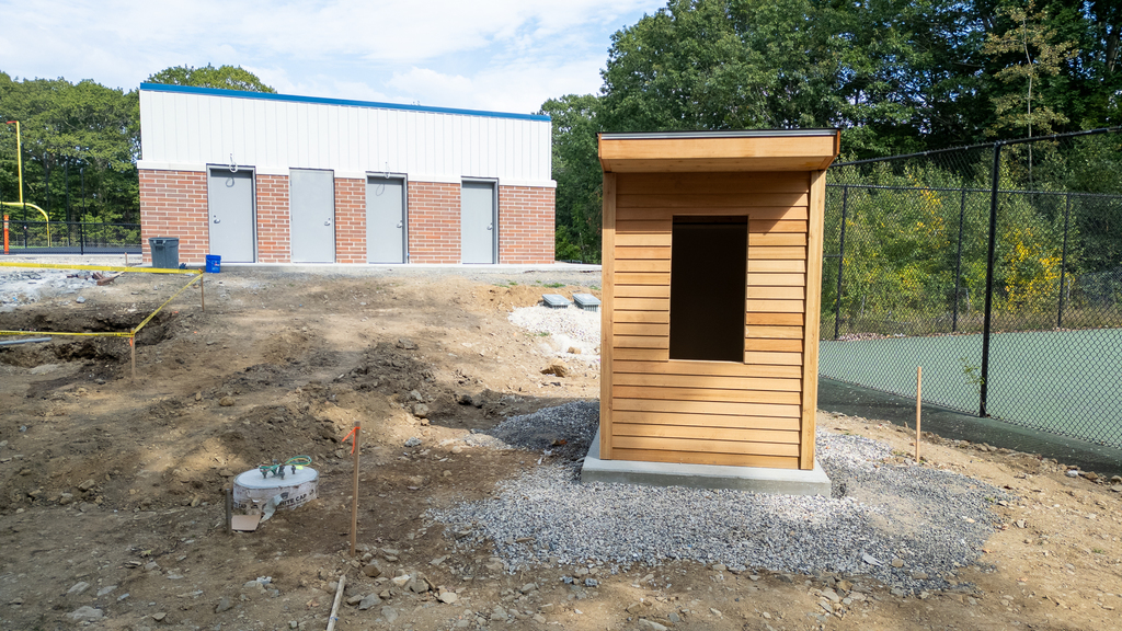 Ticket Booth & Restrooms