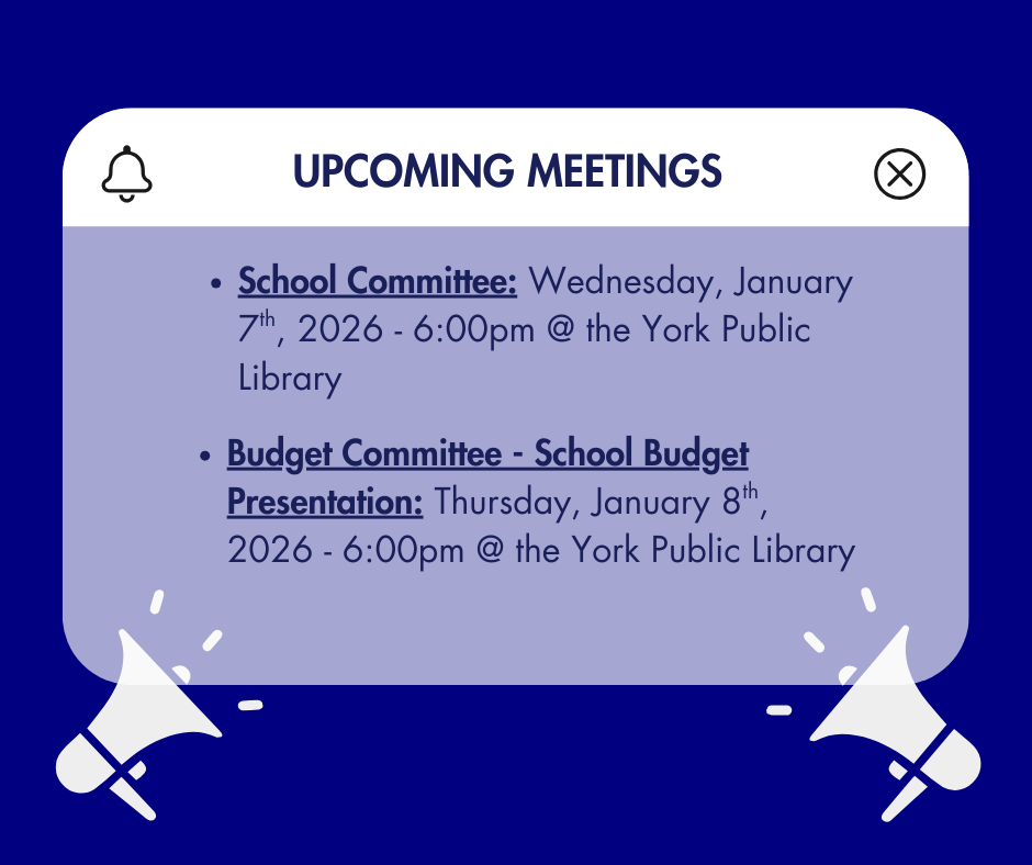 Upcoming Meetings