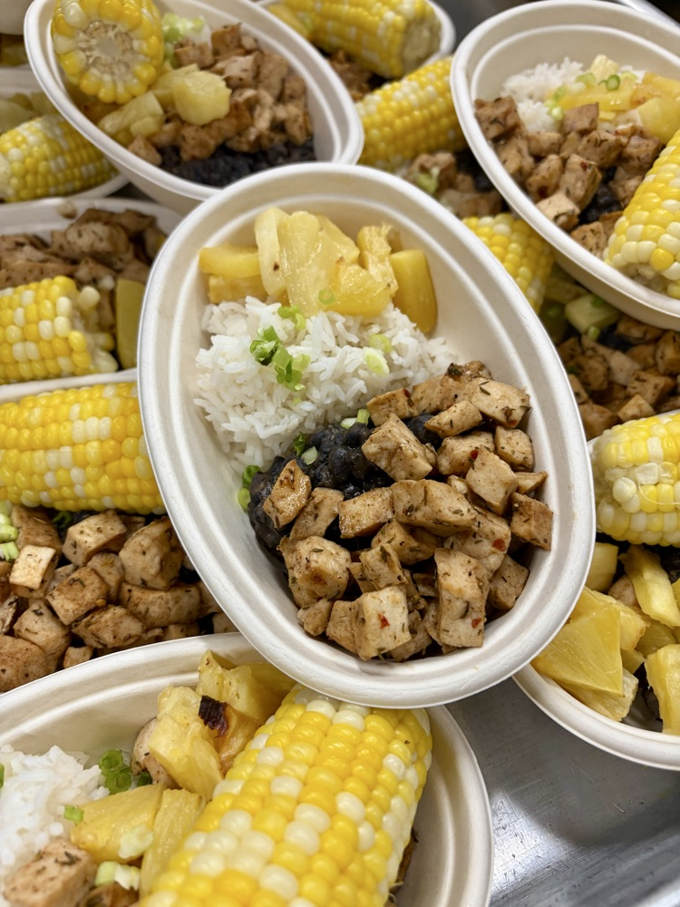 Jamaican Jerk Chicken Bowls with Maine Corn