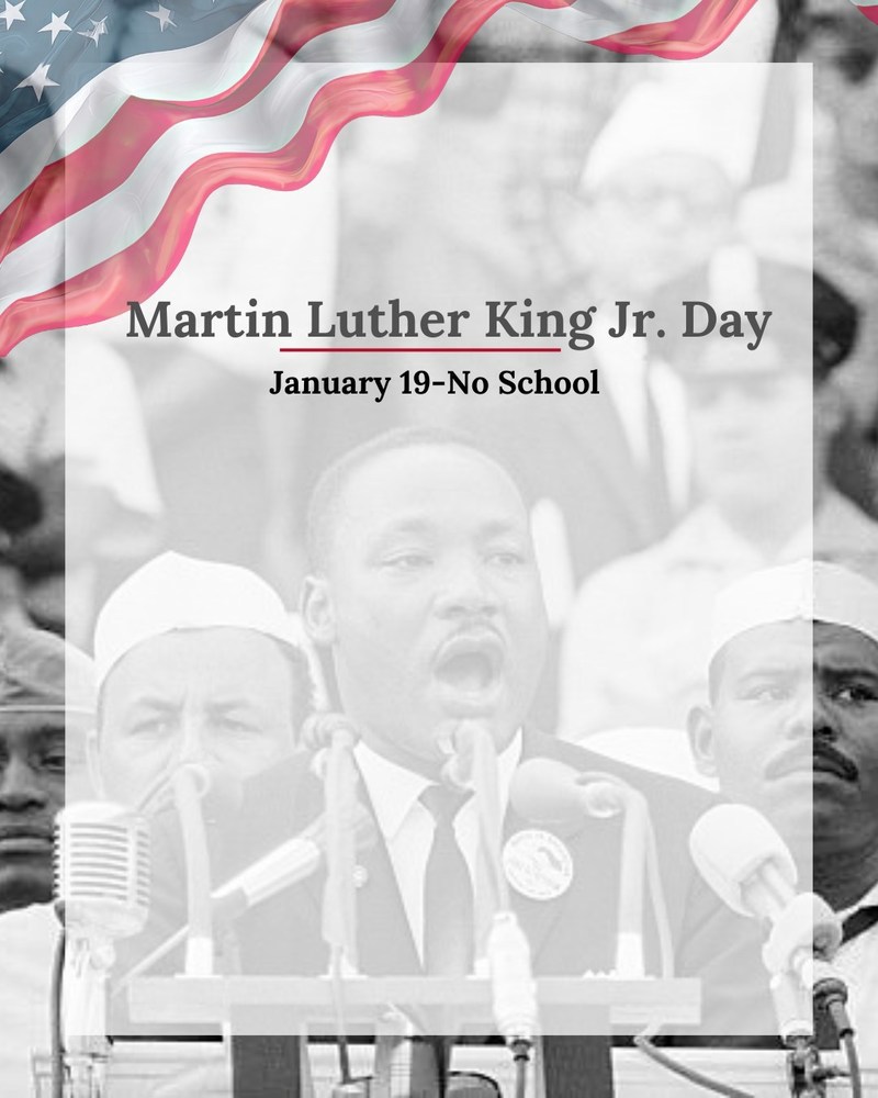Martin Luther King Jr Day graphic
