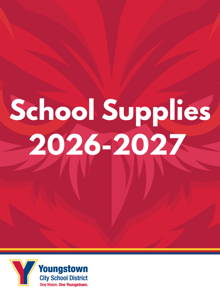 school supplies graphic