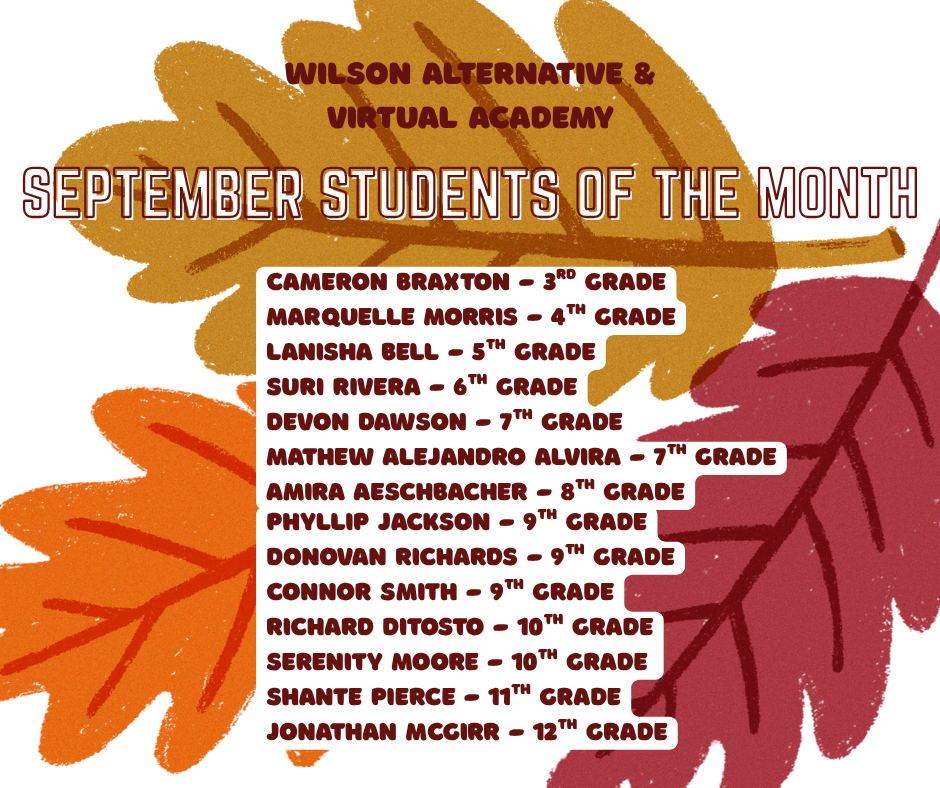 STUDENT OF MONTH