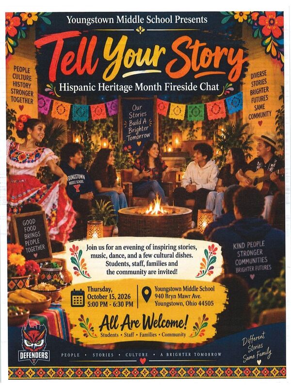 Poster for event at YMS