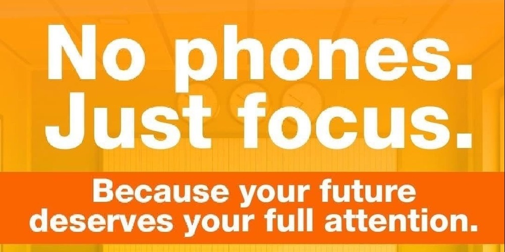 No phones