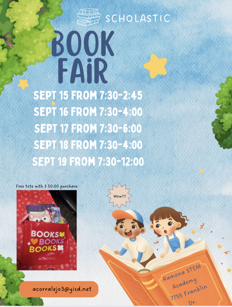Scholatic Book Fair Is Here