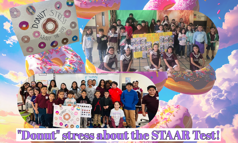 Students support one another during testing season