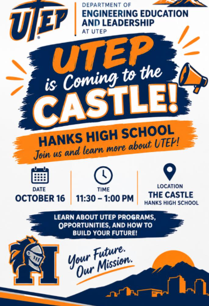UTEP College of Engineering Education and Leadership will be on Campus, in the Castle