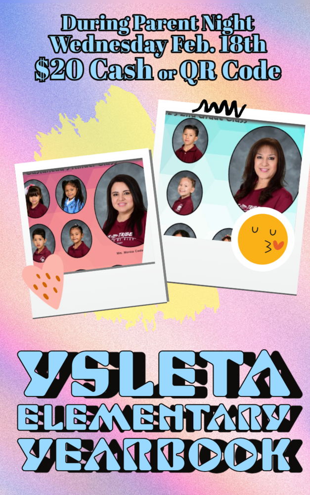 Flyer selling the yearbook for $20.