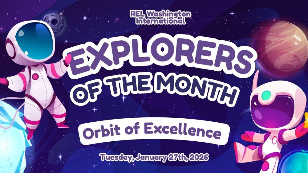 Explorer of the Month Ceremony Flyer