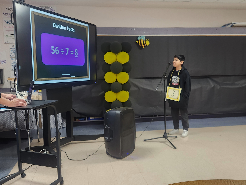 Math Bee competitors