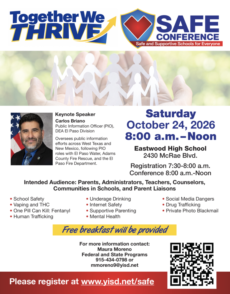 Together We Thrive SAFE confernce for parents