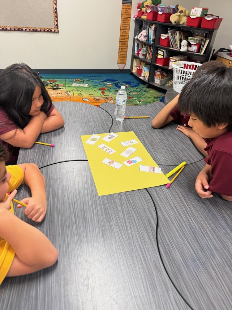 students engaged in a vocabulary game