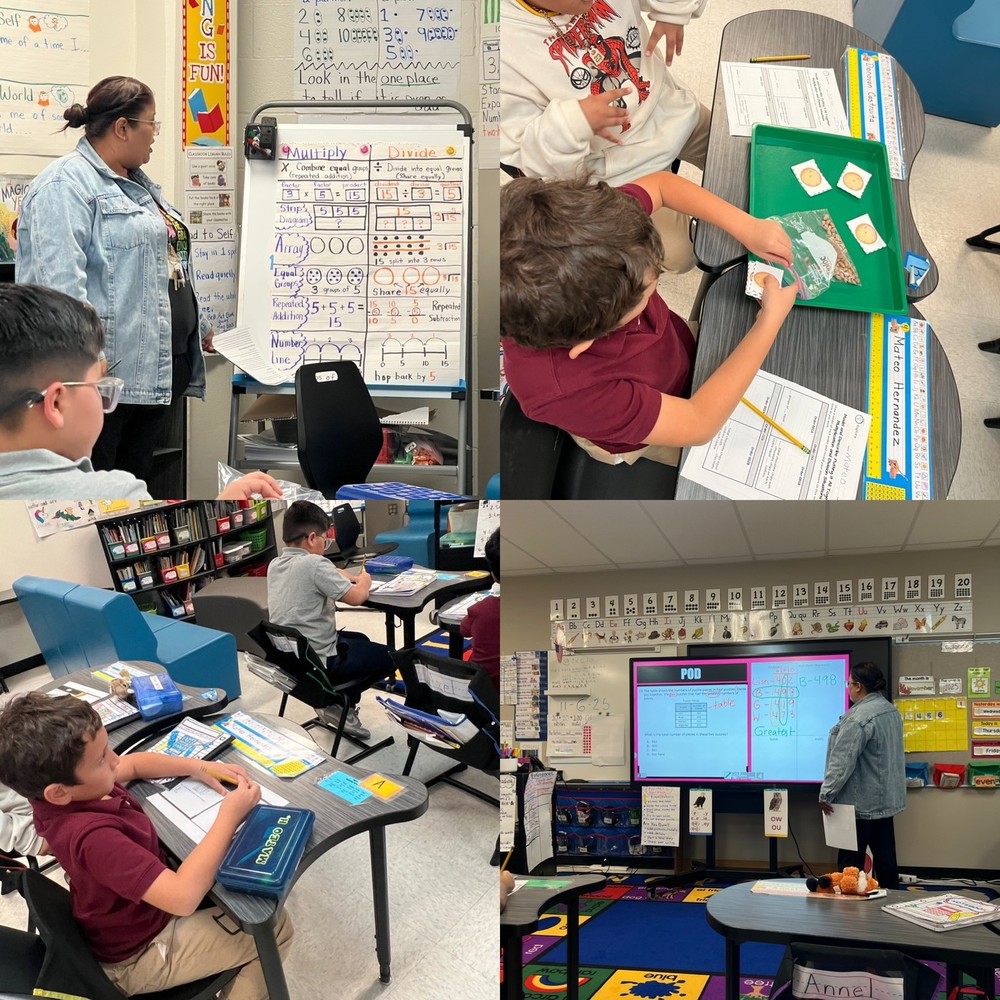 students with hands-on learning