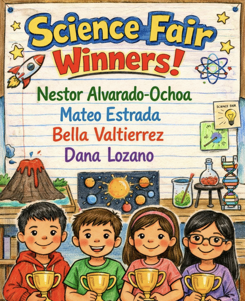Science Fair Winners Flyer