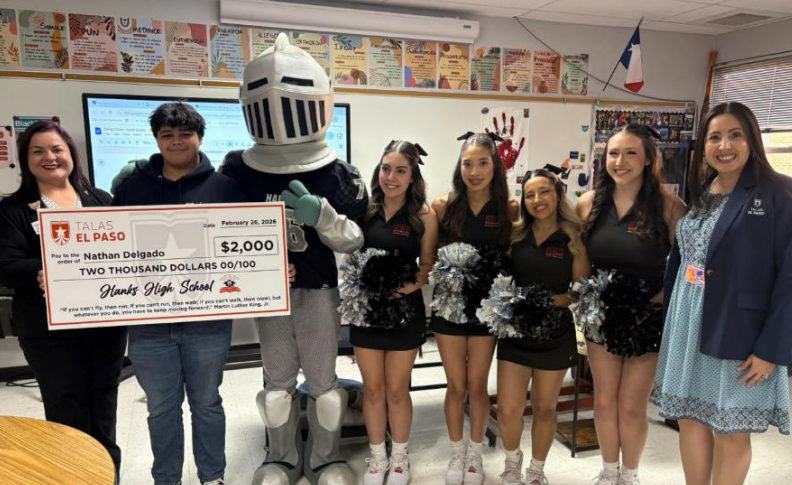 Nathan Delgado TALAS EL PASO recipient