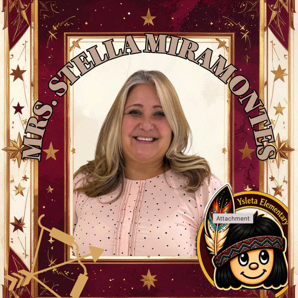 Mrs. Miramontes smiles for a picture 