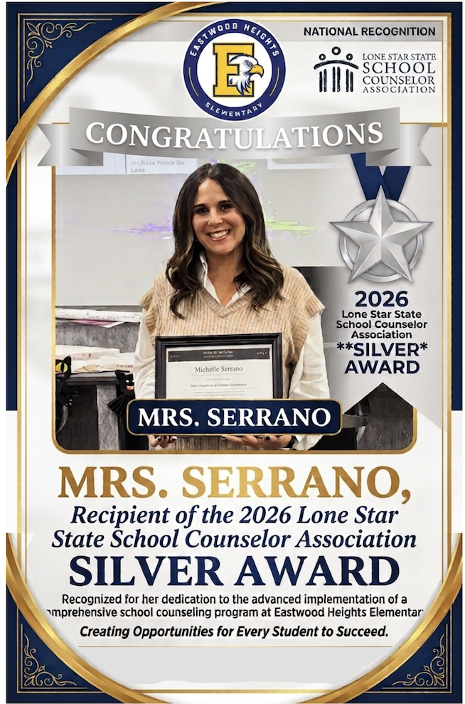 School counselor gets awarded from the State Association