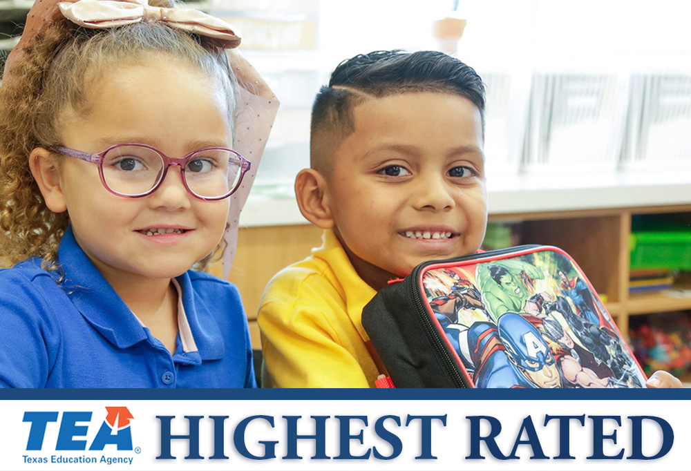 YISD highest reated 5 years in a row graphic