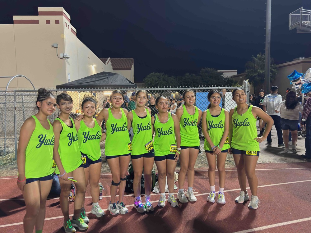 cross country runners at Midnight madness run