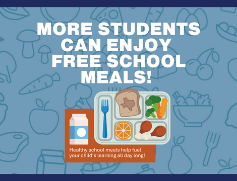 More students can enjoy free school meals!