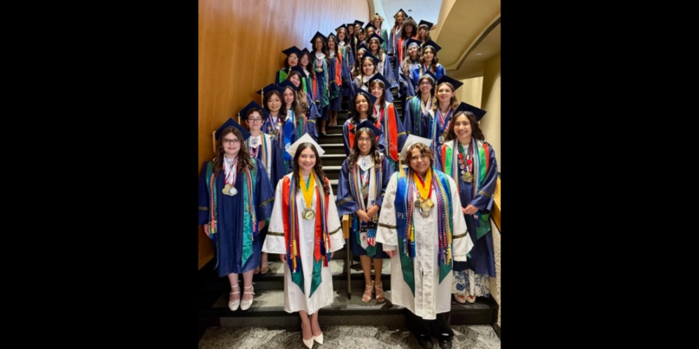 class of 2026 graduation ceremony with all student graduates