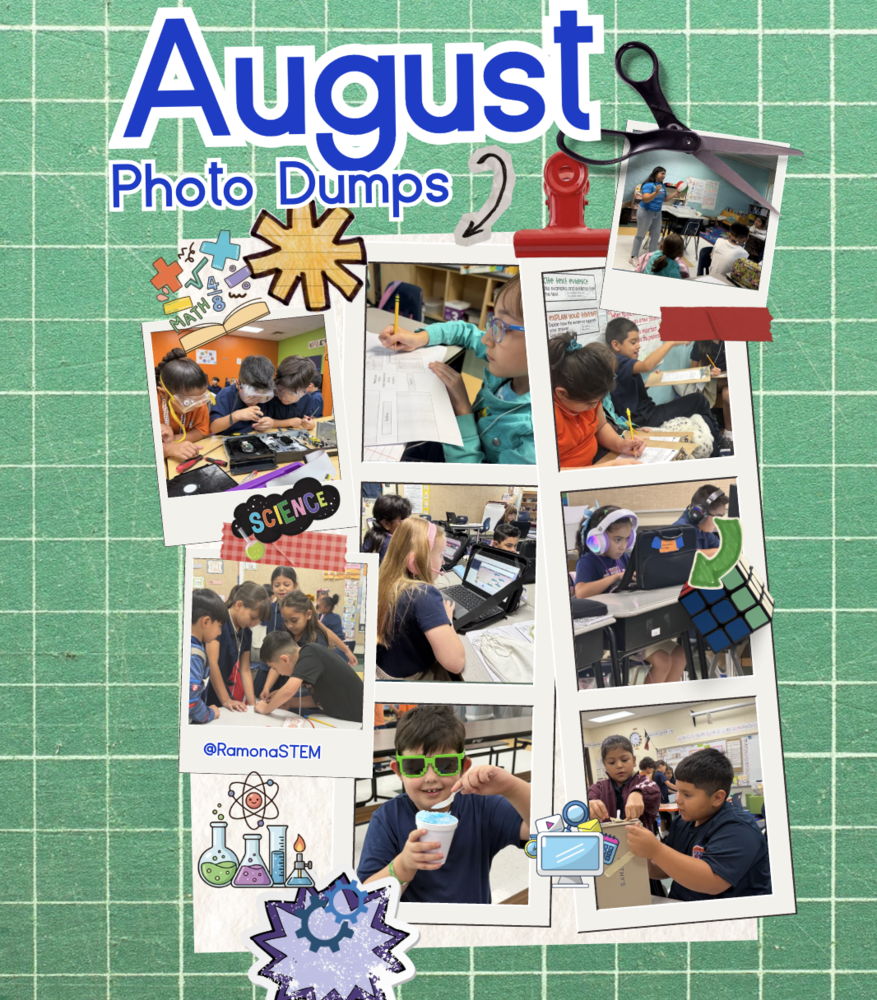 A varitey of activity pictures for the month of August