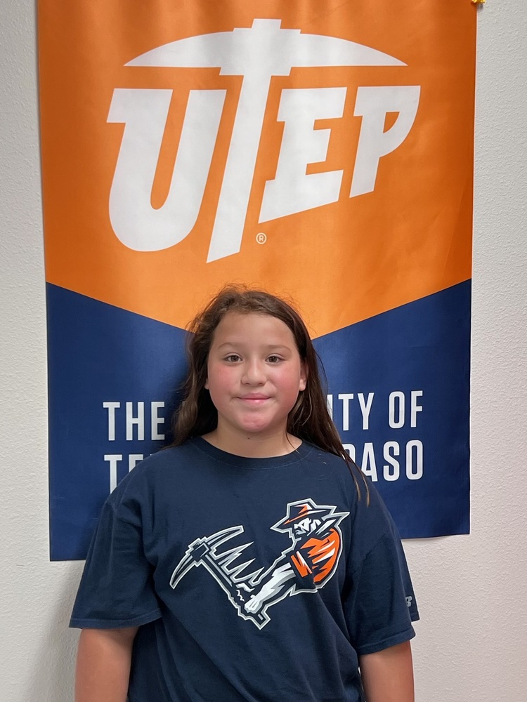 Student wearing a UTEP jersey