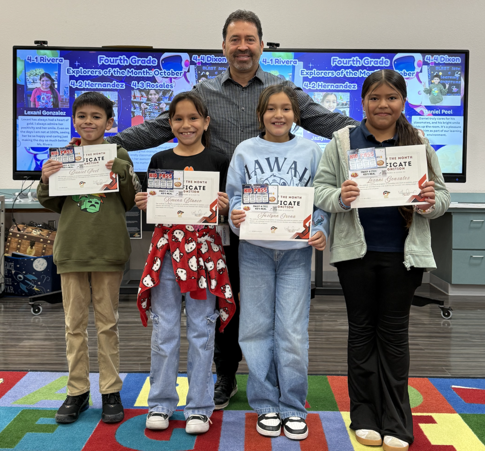 Explorer of the Month students