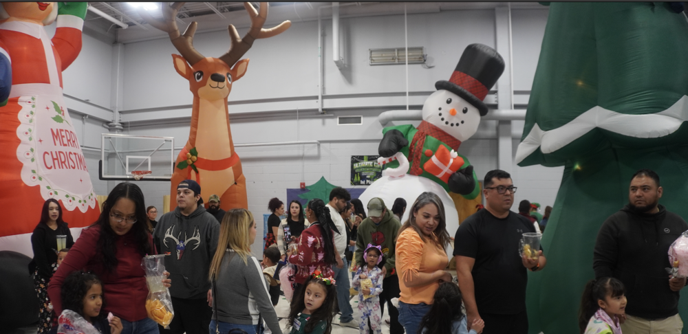 Aztecs at Winter Festival.