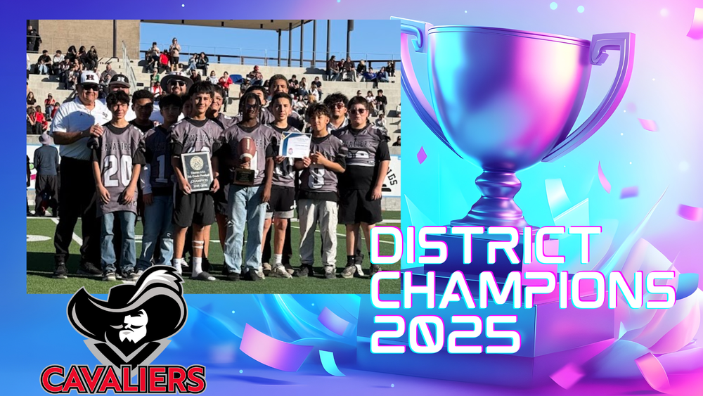 Football team recognized for District Championship