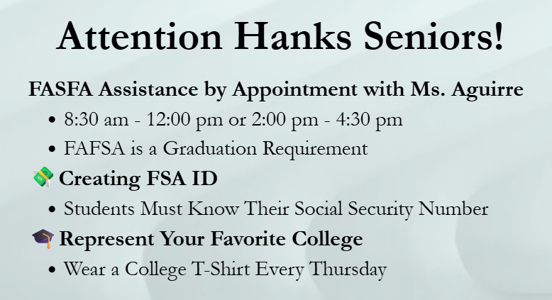 FASFA Assistance