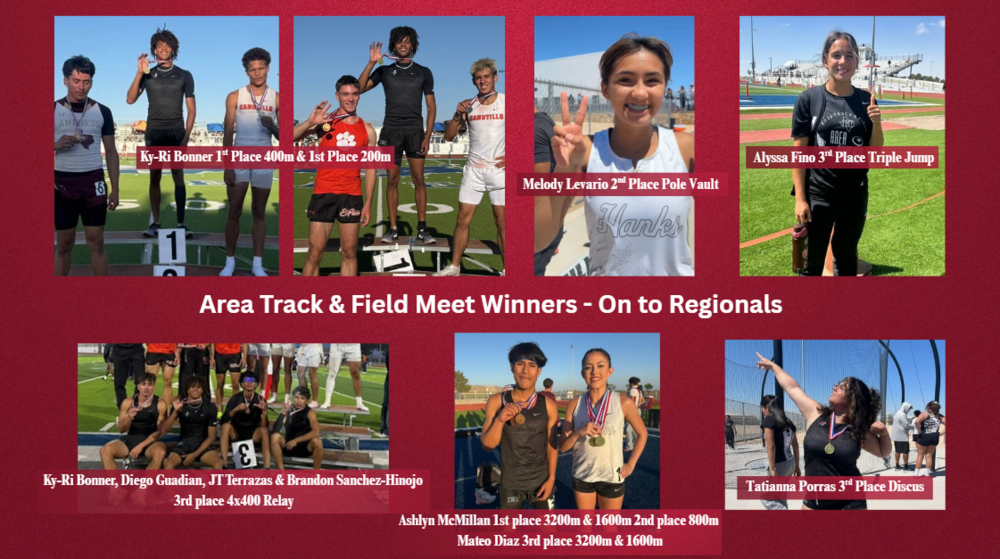 Area Track & Field Winners