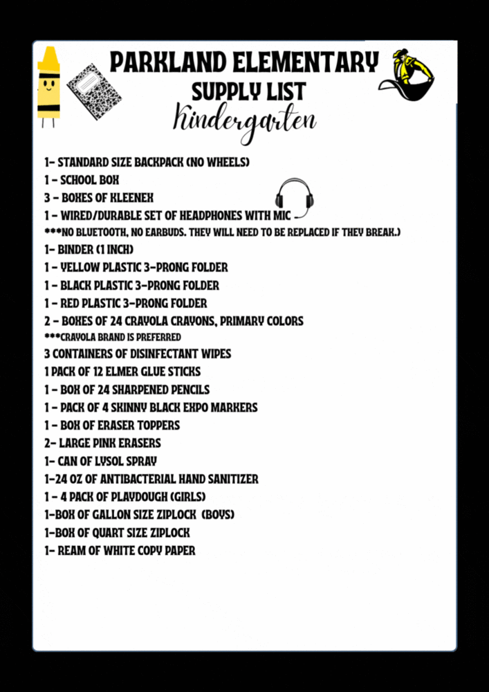 Supply Lists